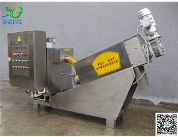 動(dòng)片螺旋式污水脫泥機(jī)
